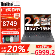 ThinkPad 聯(lián)想E14 【補貼20%】2025超能版可選 E系列小新款輕薄便攜大學(xué)生商務(wù)辦公筆記本電腦 Ultra7-155H 32G 1T 2.2K屏 IPS全高清護眼屏丨獨顯級顯卡丨全新升級
