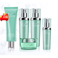活泉水份緣補水保濕套裝補濕控油潔面乳液爽膚液女學(xué)生專(zhuān)柜正品官方正 7：潔面乳+水+乳液+精華液+精華霜