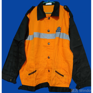 傾門(mén)西鐵公工務(wù)電務(wù)秋作業(yè)防護服 桔紅色 L 74 [尺碼相當于170]