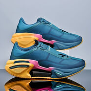 XTEP POWER大絕影3.0跑步鞋男款超輕減震競速跑鞋中大童碳板運動(dòng)鞋 特步墨綠-7783-(碳板摩擦聲) 35