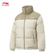 李寧火鍋羽絨 新年款丨男女同款防潑水防風(fēng)寬松鴨絨短羽絨服AYMV431