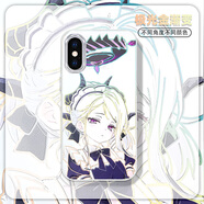 繪黛 二次元適用蘋(píng)果Xsmax手機殼xs蕾姆新款iPhone7/8動(dòng)漫6潮牌Plus芙寧娜網(wǎng)紅炫彩漸變防摔保護套 【IMD金色漸變殼】空崎日奈N 蘋(píng)果X