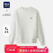 HLA海瀾之家衛衣男秋25山不在高系列圓領(lǐng)繡花柔軟長(cháng)袖男