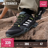 adidas AX3舒適戶(hù)外登山徒步網(wǎng)面運動(dòng)鞋男子阿迪達斯官方TERREX 黑/深灰/白/黃   40