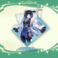 亞克力立牌原神希格雯瑤瑤可莉米卡迪奧娜多莉角色立繪周邊禮物 553.夜蘭 高16cm 厚4mm 雙面高清