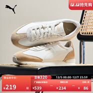 彪馬（PUMA）【復古跑鞋】輕便薄底鞋T頭鞋男女運動(dòng)休閑鞋R78 399250 米白色-松砂色-金色-10 42