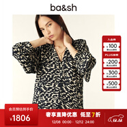 ba&sh bash迷你裙夢(mèng)幻豹紋七分袖法式連衣裙1H24AISH ENCRE S (0)