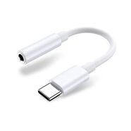 洛稀typec耳機轉接頭適用華為oppo小米vivo35mm轉換頭手機轉換器安卓tpyec接口轉換器有線(xiàn)音頻轉接線(xiàn)tp Typec轉3點(diǎn)5mmDAC數字芯片白色