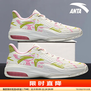 安踏KT3 team｜籃球鞋男秋冬季湯普森防滑減震男戶(hù)外實(shí)戰比賽運動(dòng)鞋子 【KT3 TEAM低幫款】白/粉紅/綠-1 45