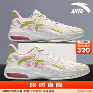 安踏KT3 team｜籃球鞋男秋冬季湯普森防滑減震男戶(hù)外實(shí)戰比賽運動(dòng)鞋子 【KT3 TEAM低幫款】白/粉紅/綠-1 45