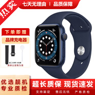 Apple 蘋(píng)果手表 二手智能手表 WatchSeries S5/6/7/8/9 SE/SE2 GPS/蜂窩版 二手蘋(píng)果手表 蘋(píng)果S6/GPS/深藍 99新 44mm(45mm)