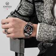 左微沙（JOWISSA）瑞士原裝進(jìn)口石英表男表多功能計時(shí)鬧鈴夜光防水新年生日禮物 棕色-表盤(pán)40MM-J7.055.L