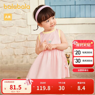 巴拉巴拉女童連衣裙寶寶裙子嬰兒公主裙2024夏裝兒童洋氣甜美208224111025
