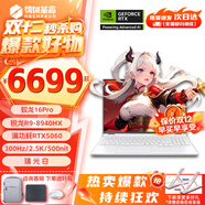 機械革命蛟龍16Pro游戲本 2025新款新旗艦銳龍R9HX處理器 滿(mǎn)血RTX5060/5070 暢玩3A電競設計辦公筆記本電腦 旗艦十六核R9HX/5060滿(mǎn)血/300Hz/白 升級推薦：16G內存