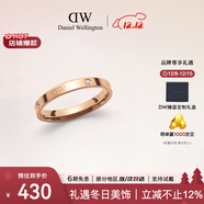 丹尼爾惠靈頓（DanielWellington）dw戒指女 星辰系列情侶戒指 玫瑰金52號 圣誕禮物送女友 DW222