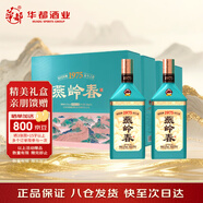 華都 燕嶺春 禮盒整箱裝 醬香型白酒 53度 500ml*2瓶*4盒 