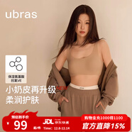 ubras【虞書(shū)欣同款】小奶皮云朵隱形無(wú)尺碼內衣女粉底液文胸透氣無(wú)痕 【升級小奶皮2.0】隱形膚 NEW虞書(shū)欣 均碼 背心款100-130斤/A-C杯