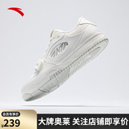 安踏（ANTA）STG籃球板鞋丨全掌橡膠防滑耐磨籃球文化鞋 紙莎白/數字霧灰-1 44 (270mm)