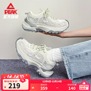 匹克態(tài)極拓岳休閑鞋女鞋冬季復古穿搭老爹鞋女減震回彈戶(hù)外徒步運動(dòng)鞋 霧灰-女款 37