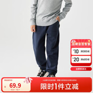 巴拉巴拉童裝兒童褲子男童女童加絨長(cháng)褲冬保暖運動(dòng)休閑束腳褲208424108217