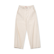 老錢(qián)風(fēng)米白色直筒高腰闊腿牛仔褲垂墜感寬松工裝休閑長(cháng)SN6980 米白色[今日順豐包郵] XS 均碼