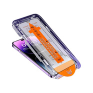 赤甲適用蘋(píng)果15promax鋼化膜無(wú)塵倉13promax秒貼盒14xr11聽(tīng)筒防塵網(wǎng)12 普通款鋼化膜[不帶神器]1張 iPhone 15 Pro