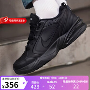耐克（NIKE）官方男鞋女鞋 AIR MONARCH IV氣墊運動(dòng)鞋休閑鞋老爹鞋跑步鞋鞋子 415445-001 男女同款 黑色 38.5