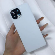 VYOPBC適用于小米11青春版后蓋塑料小米11Lite手機電池蓋后外屏后殼玻璃 白色單后蓋+鏡框鏡片玻璃 液態(tài)黑殼+散熱貼+教程+工具+膠水小米11青春版