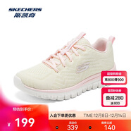 斯凱奇男女鞋跑步鞋旅游鞋透氣運動(dòng)媽媽舒適健步鞋12615