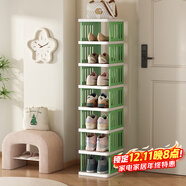 安爾雅鞋架門(mén)口多層家用簡(jiǎn)易置物架收納柜整理架創(chuàng  )意門(mén)口浴室宿舍簡(jiǎn)約