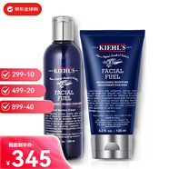科顏氏（Kiehl's）高保濕男士保濕補水護膚系列緊致抗皺面霜男士雙十一生日禮物 男士水乳2件套(250ml+125ml)