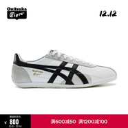 Onitsuka Tiger鬼塚虎男鞋 慢跑鞋透氣輕便男女款運動(dòng)休閑鞋RUNSPARK 白色/黑色（1183B480-105） 46