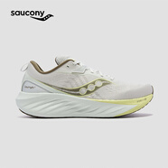 Saucony【彭于晏同款】索康尼勝利22專(zhuān)業(yè)強緩震跑鞋男厚底跑步鞋運動(dòng)鞋男 灰綠604 42.5