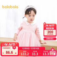 巴拉巴拉寶寶連衣裙蓬蓬網(wǎng)紗裙A字裙女童裝2025秋季裙子兒童209325111003