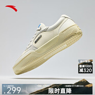 安踏（ANTA）【凱里·歐文同款】HELA TRIBE丨歐文系列情侶板鞋籃球文化鞋男女 象牙白/微蛋白/積云灰-1(男女同 36