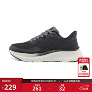 卡帕（Kappa）跑步鞋新款情侶男女飛織運動(dòng)鞋輕質(zhì)跑鞋休閑旅游鞋 黑色/高級灰-990 39