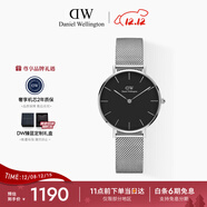 丹尼爾惠靈頓（DanielWellington）DW流金女表32mm金屬表帶歐美表女士手表圣誕禮物送女友DW162