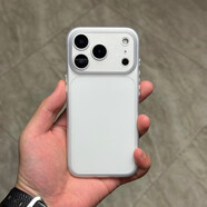 中掌柜超薄磨砂鈦灰軟套適用蘋(píng)果17air手機殼iPhone16promax全包小米151 [磨砂 透白]金屬按鍵 拜耳精孔軟殼 iPhone 16