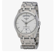 天梭（TISSOT）美國代購Tissot天梭庫圖系列鋼鏈女士自動(dòng)機械手表T0352071106100 T035.407.11.031.01