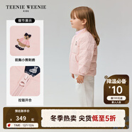 Teenie Weenie  Kids【小吐司輕羽絨】小熊童裝24冬中性三防羽絨服 蜜桃醬小吐司（粉色） 140