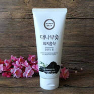 京營(yíng)甄選韓國原裝進(jìn)口HAPPY天然洗面奶潔面乳竹炭稻米魚(yú)腥草200ml 200ml 竹炭黑炭洗面奶新包裝