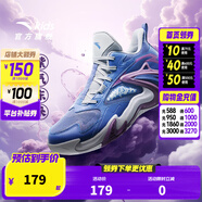 安踏兒童運動(dòng)鞋男大童鞋2025春季新品透氣防滑耐磨外場(chǎng)空域籃球鞋 【空域】芬藍/灰/扶桑紫1107-4 39