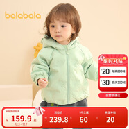 巴拉巴拉童裝寶寶羽絨服男童女童連帽外套2025冬裝小熊上衣萌209425107204