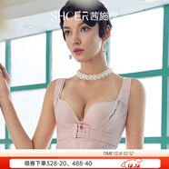 茜施爾（SHCER）胸托聚攏防下垂塑身衣收副乳調整型美背美體束胸內衣RA115Y 粉色 L