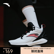 安踏水泥克星外場(chǎng)實(shí)戰籃球鞋男子防側翻運動(dòng)鞋男鞋緩震耐磨防滑球鞋 【推薦-水泥克星】紙莎白/黑-2 42.5 /美碼9