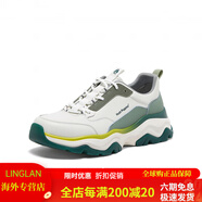 暇步士（Hush Puppies）（專(zhuān)柜）暇步士2025春新款撞色舒適運動(dòng)休閑男鞋B7P03AM5 白色 39