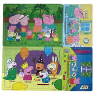 小豬佩奇海底小縱隊兒童拼圖玩具小孩幼嬰兒大拼圖木制拼板4-12歲2-3-6歲 35/60粒各2副