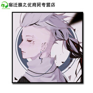 游戲光遇diy數字油畫(huà)唯美動(dòng)漫卡通手繪填色丙烯油彩畫(huà)減壓裝飾畫(huà) 706489光遇 30x30厘米(diy自己涂色)__無(wú)框畫(huà)布+顏料
