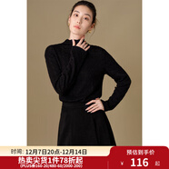 獨束大碼女裝24秋冬新款肌理感蕾絲打底衫微胖mm時(shí)尚百搭顯瘦小衫 星空黑 XL (尺碼：3)