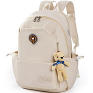 UNIVERSITY OF OXFORD初中生書(shū)包女減負中學(xué)生書(shū)包高中旅行大容量雙肩背包 X1272米白B